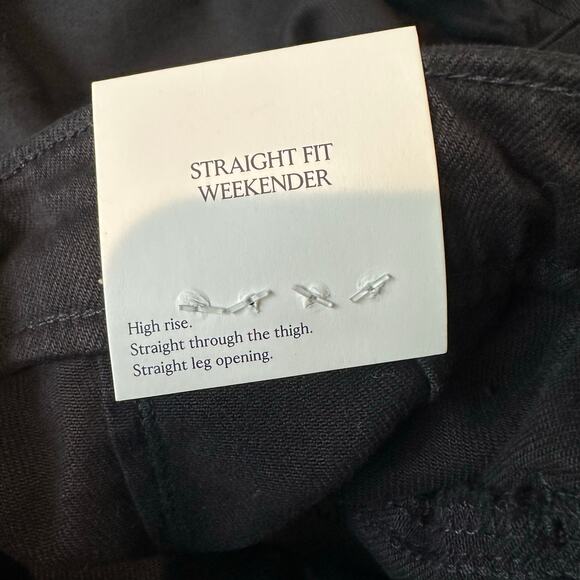 Banana Republic The Weekender Straight Leg Pant Black 12 713476 - Picture 11 of 14